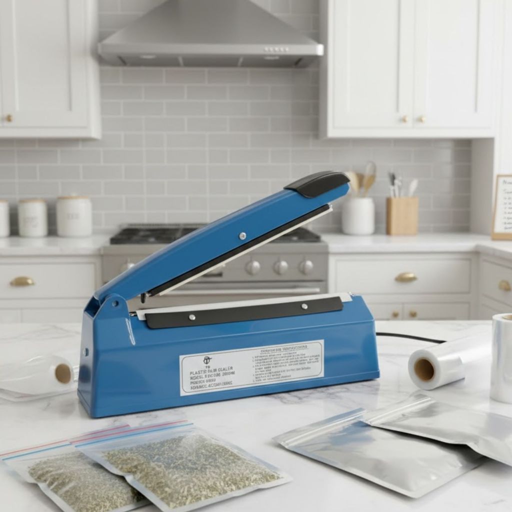 Alat Pres Plastik 200 / Alat Perekat Plastik / Impulse Sealer 20 CM / Mesin Press Plastik Origin