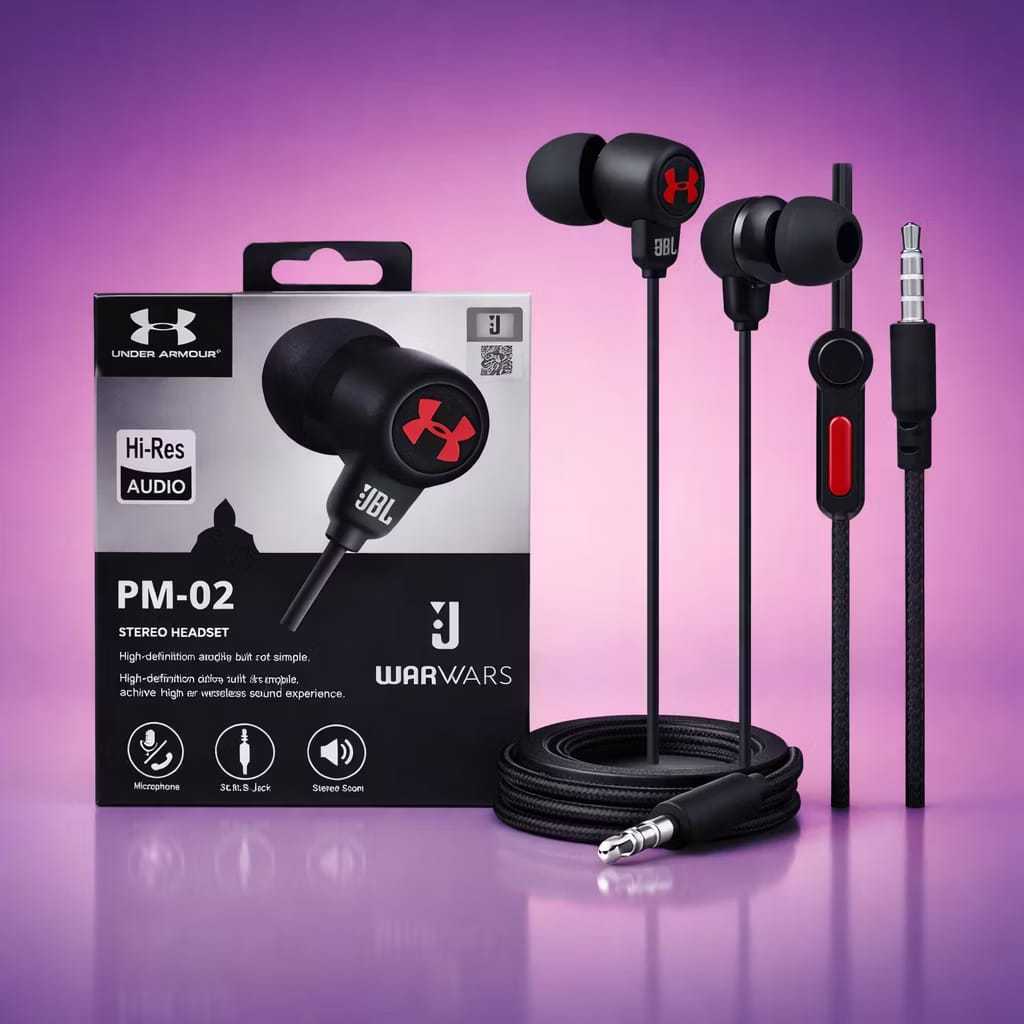 Headset Earphone Handsfree Stereo Super Bass PM-02 — 9