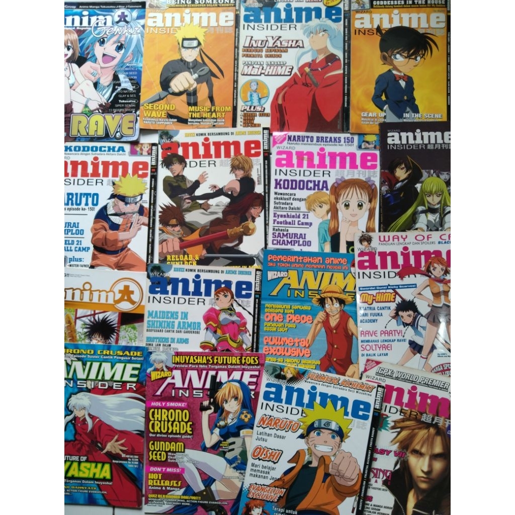 Majalah Komik Majalah ANIME INSIDER Majalah Anima