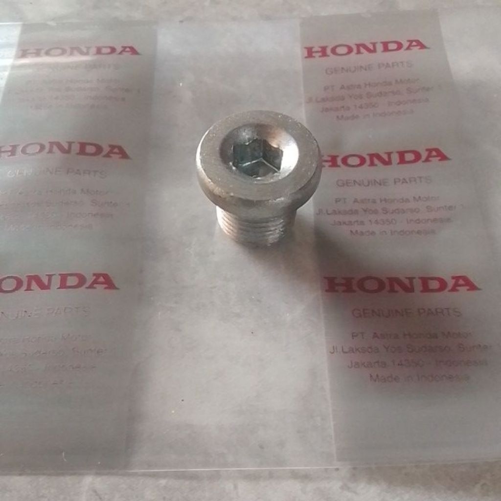 Baut BOLT SEALING Bintang 12×8 motor CBR 250RR ORIGINAL