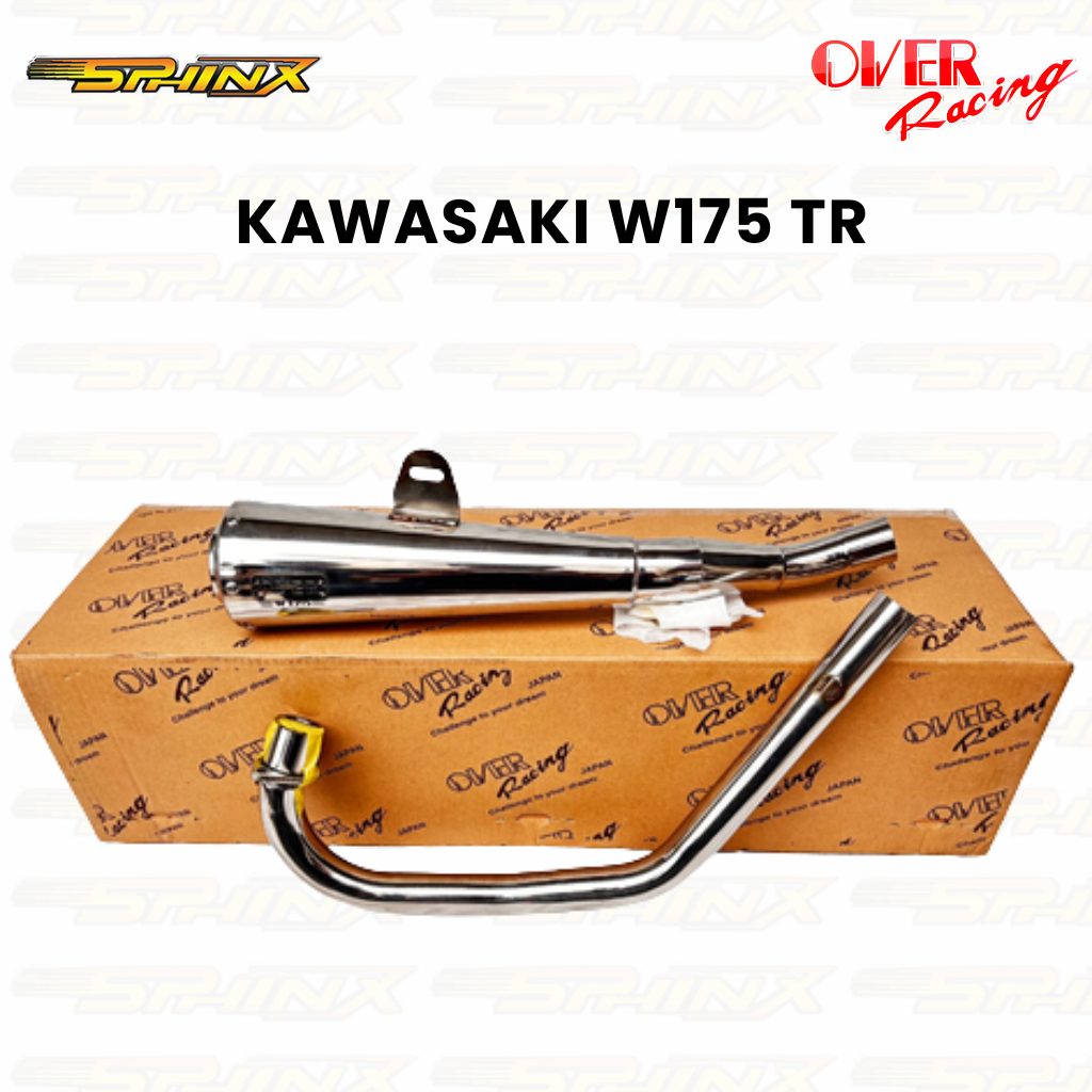 Knalpot Over Racing fullsystem for Kawasaki W175 TR