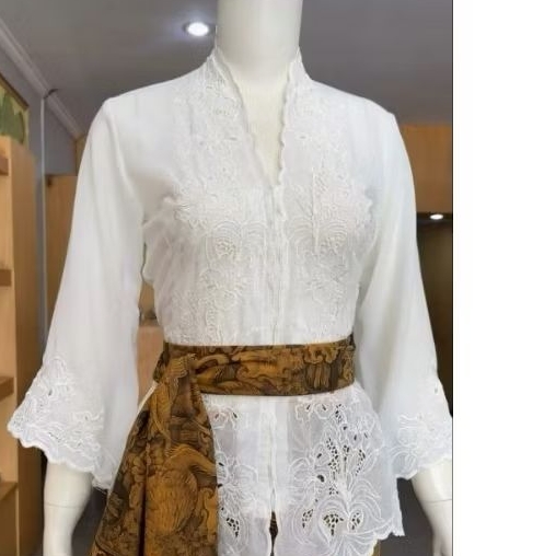 kebaya katun bordir