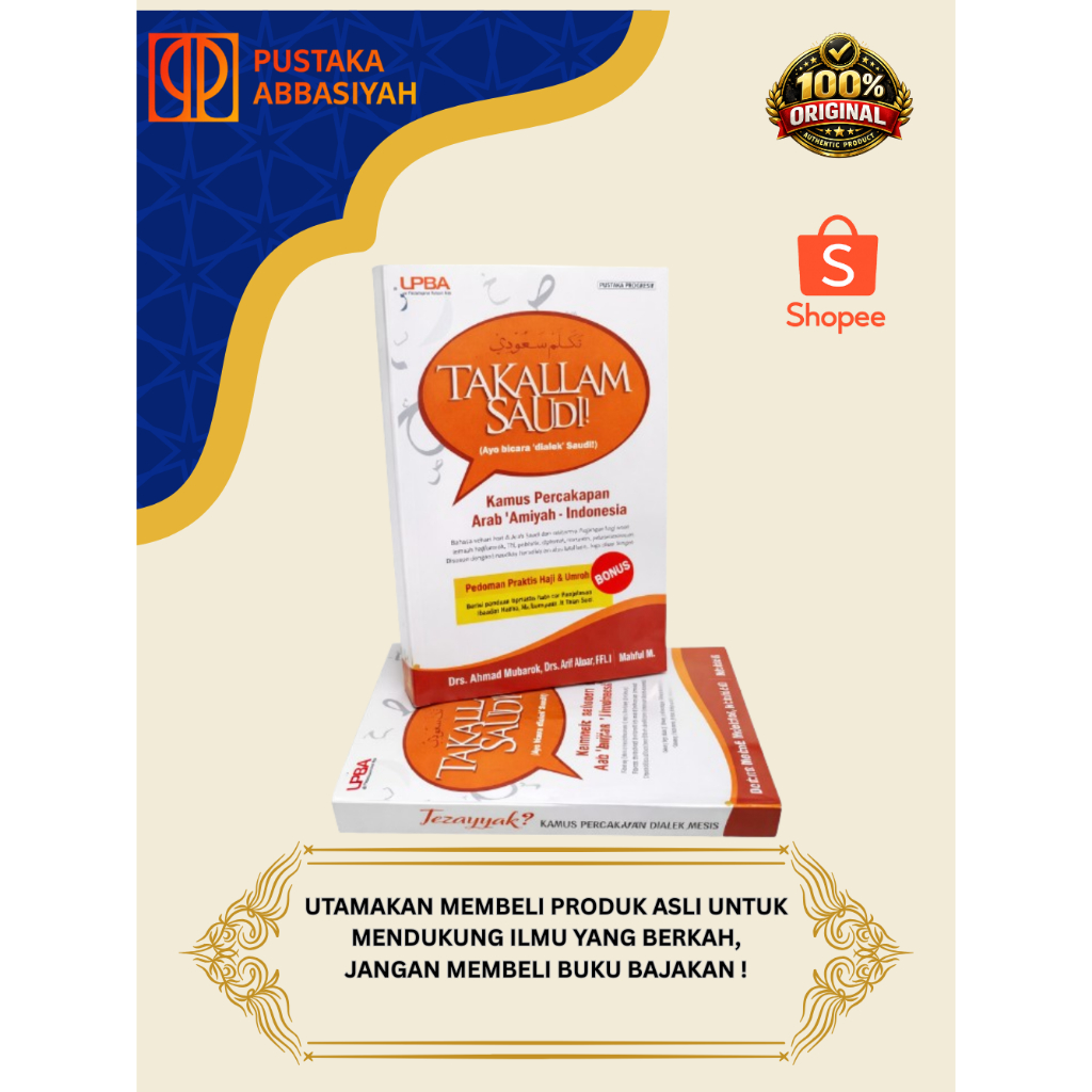 TAKALLAM SAUDI (AYO BICARA DIALEK SAUDI) BY AHMAD MUBAROK