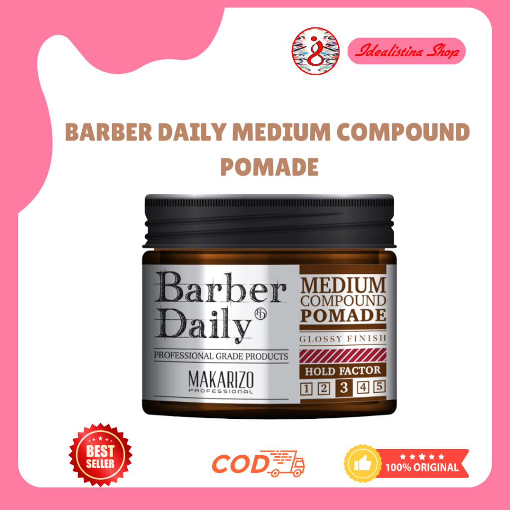 Makarizo Barber Daily Medium Compound Pomade