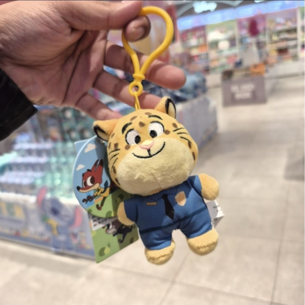 Miniso Gantung Kunci Zootopia - Disney Zootopia Collection Adult Plush Pendant
