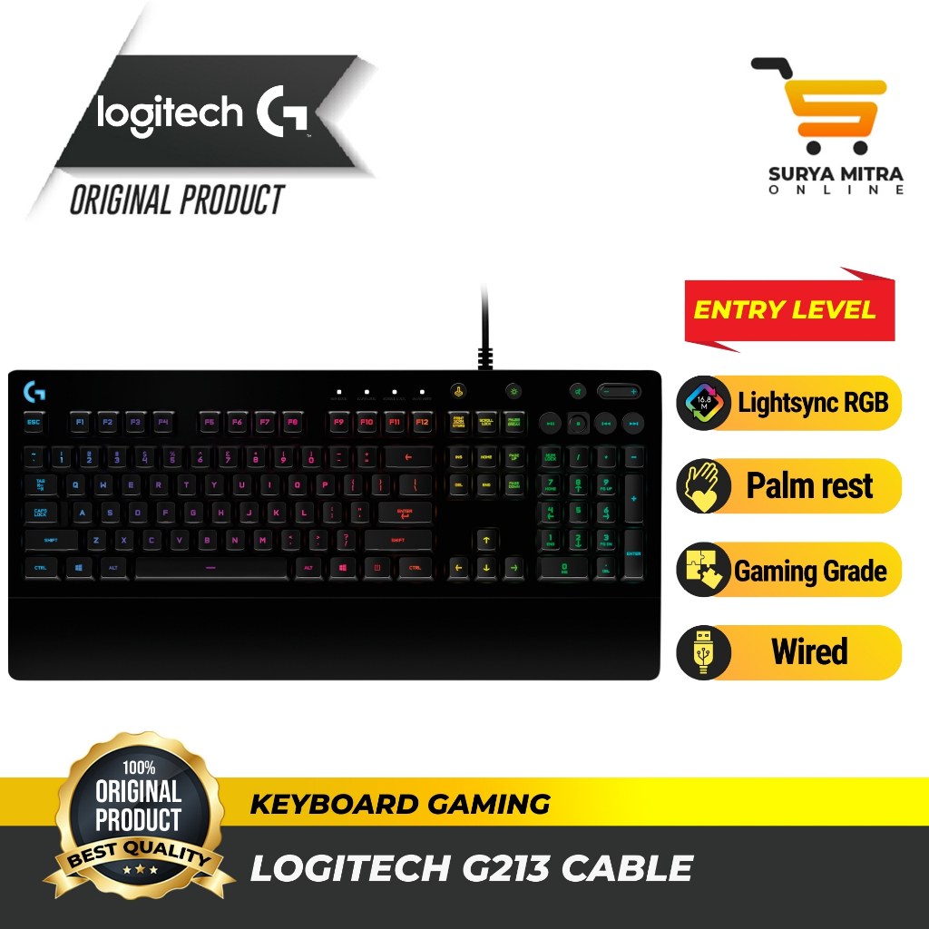 Logitech G213  G 213 Prodigy Keyboard Gaming