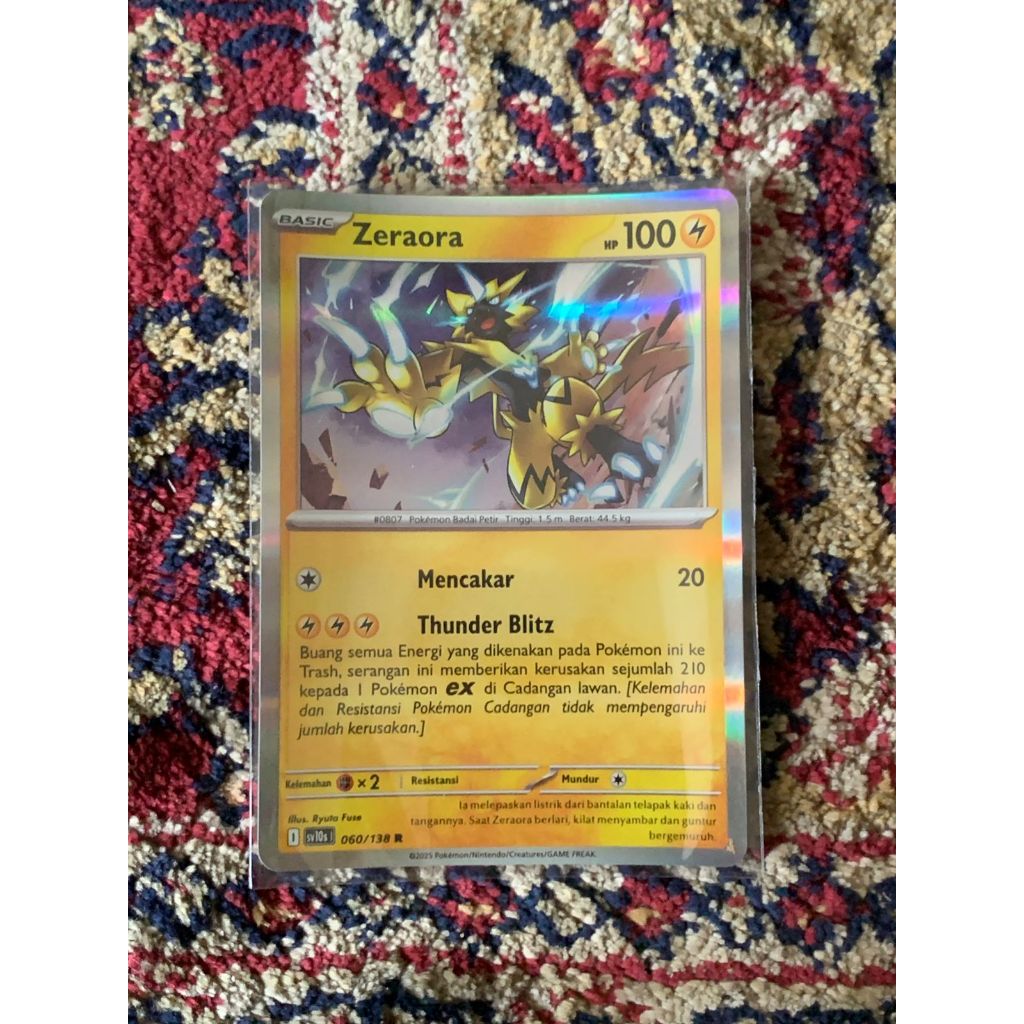 Zeraora Pokemon Indonesia