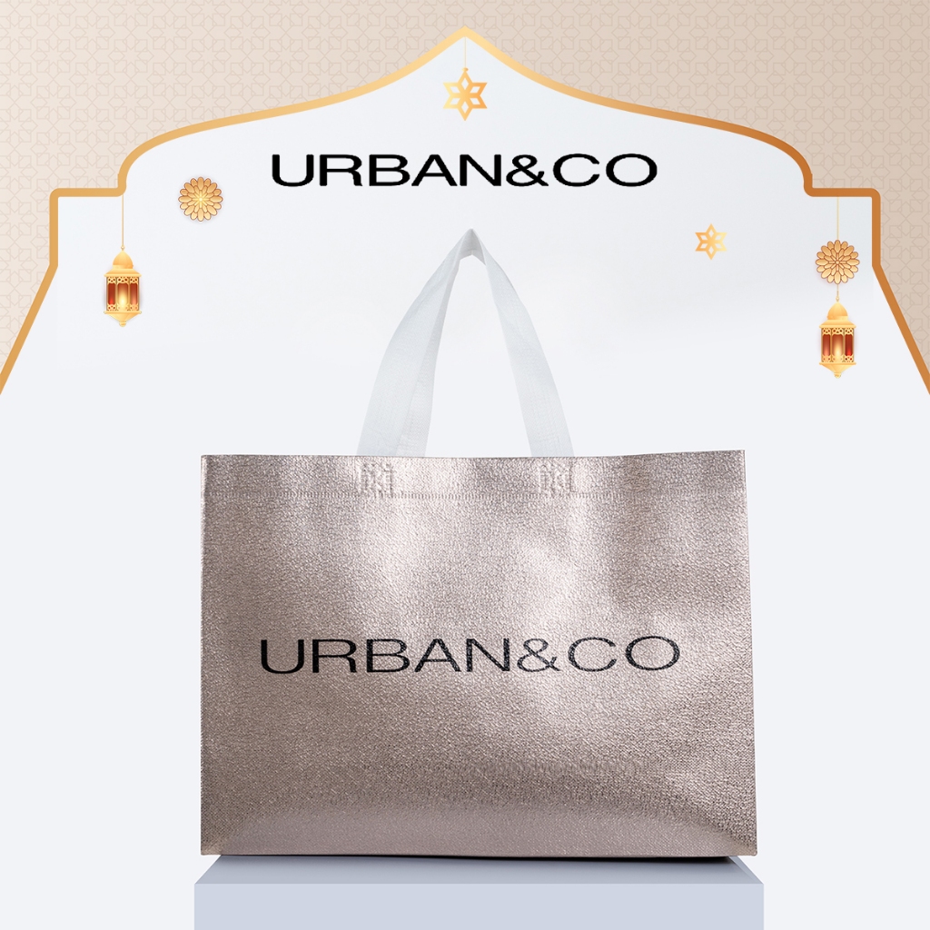 URBAN&CO Shopping Bag - Champagne / Paper Bag / Tas Belanja Urban n Co