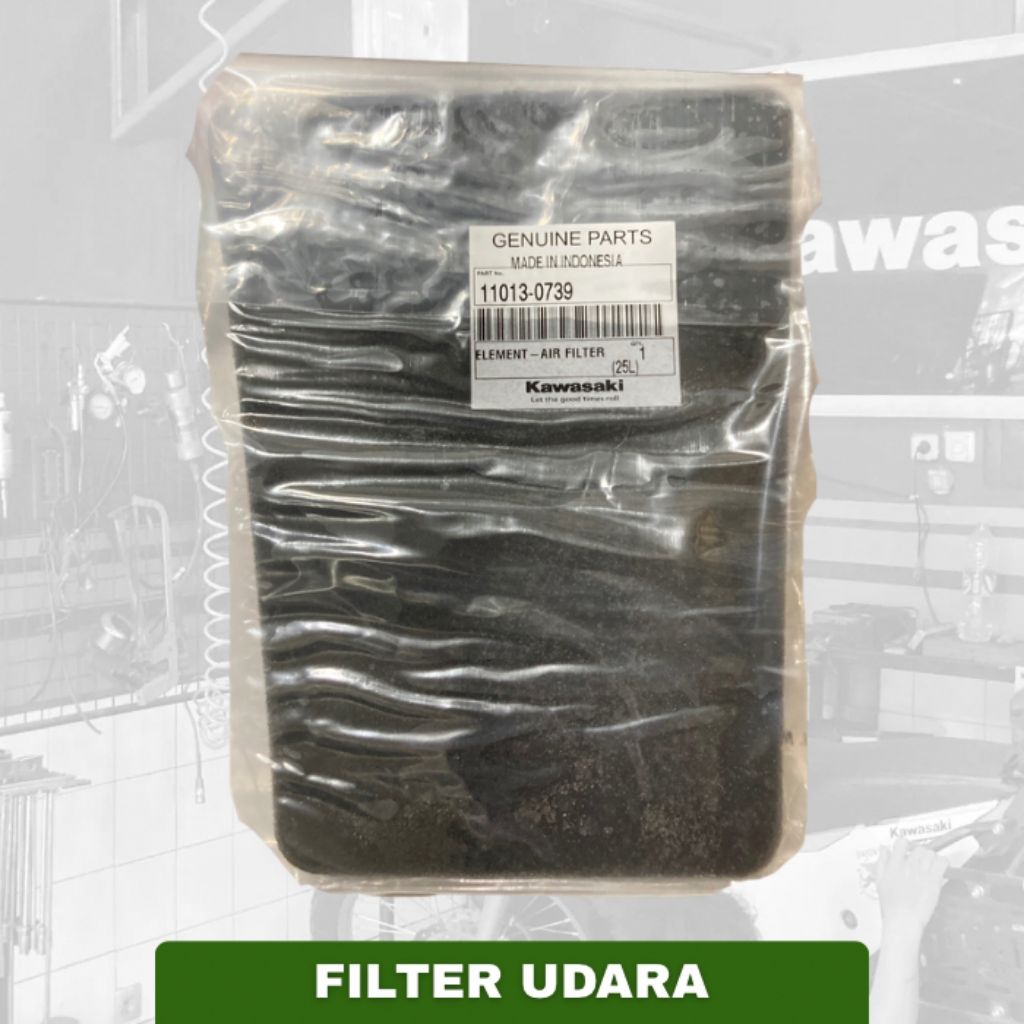 Filter Udara | Air Filter Ninja 250 RR/Mono/SL - Sparepart Original Kawasaki (11013-0739)