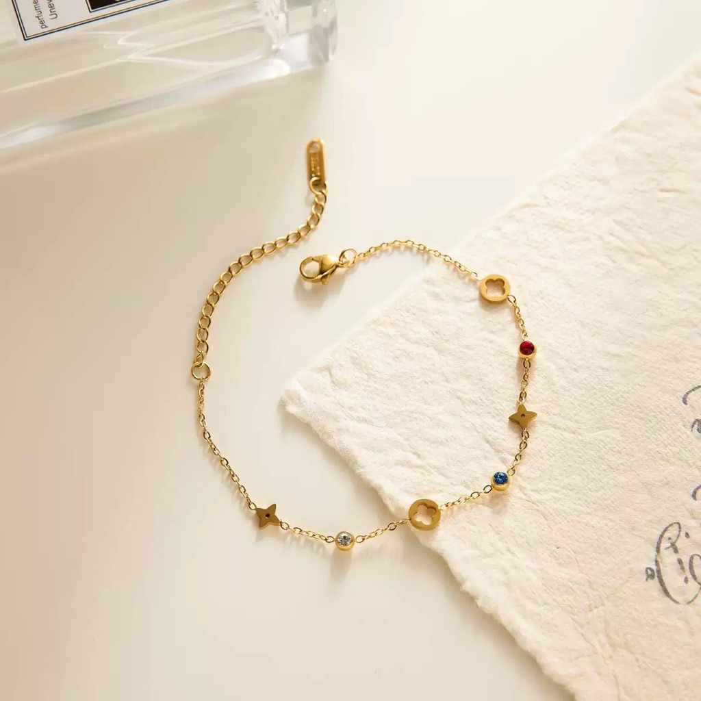 LUXURY Gelang Titanium cantik minimalis