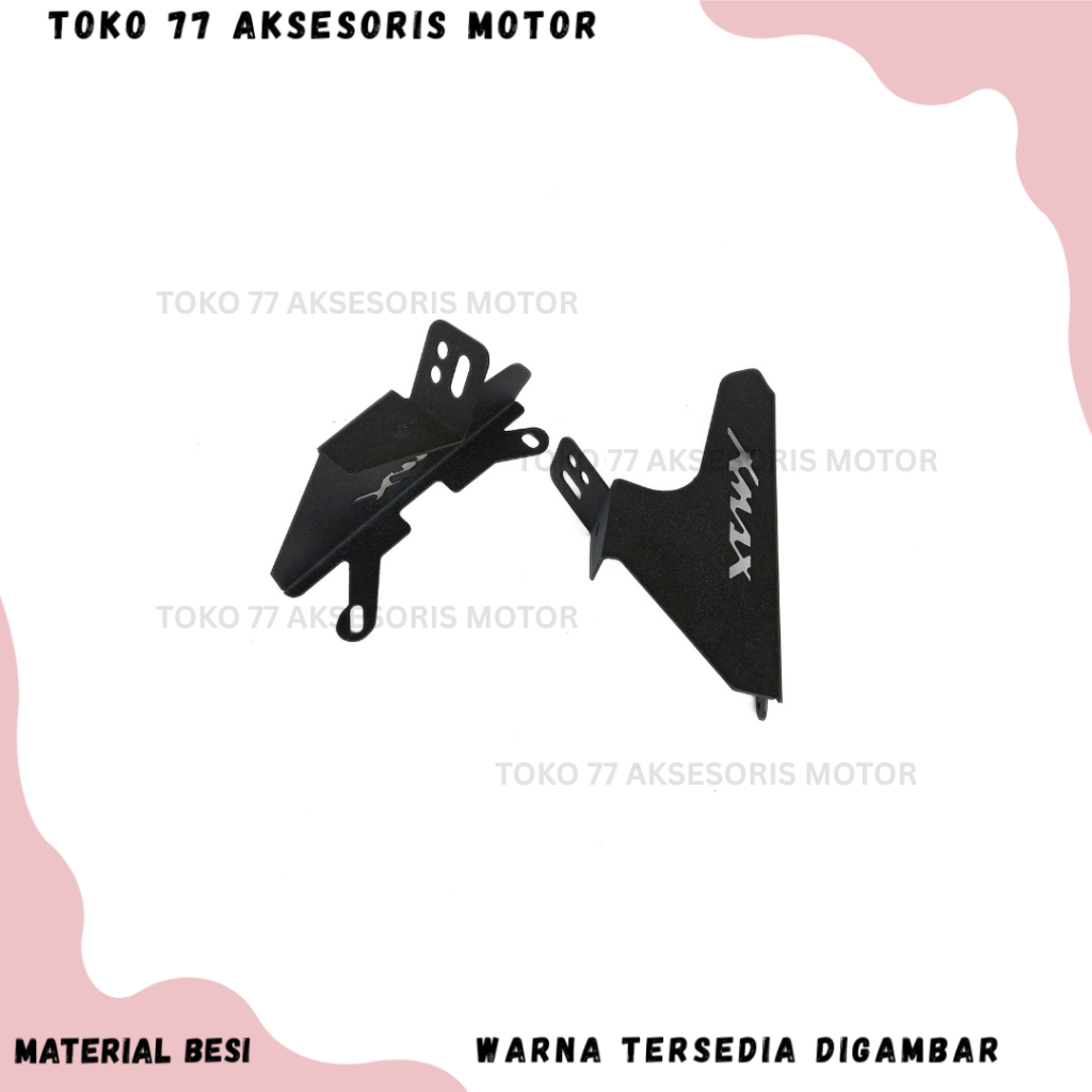 BRACKET BREKET LAMPU TEMBAK YAMAHA XMAX DUDUKAN LAMPU TEMBAK XMAX
