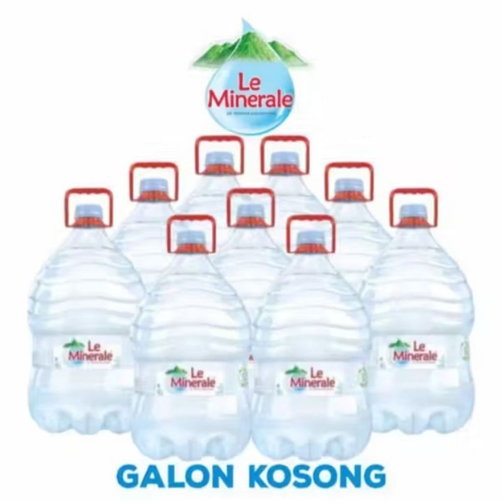 Galon kosong Le mineral 15 Liter