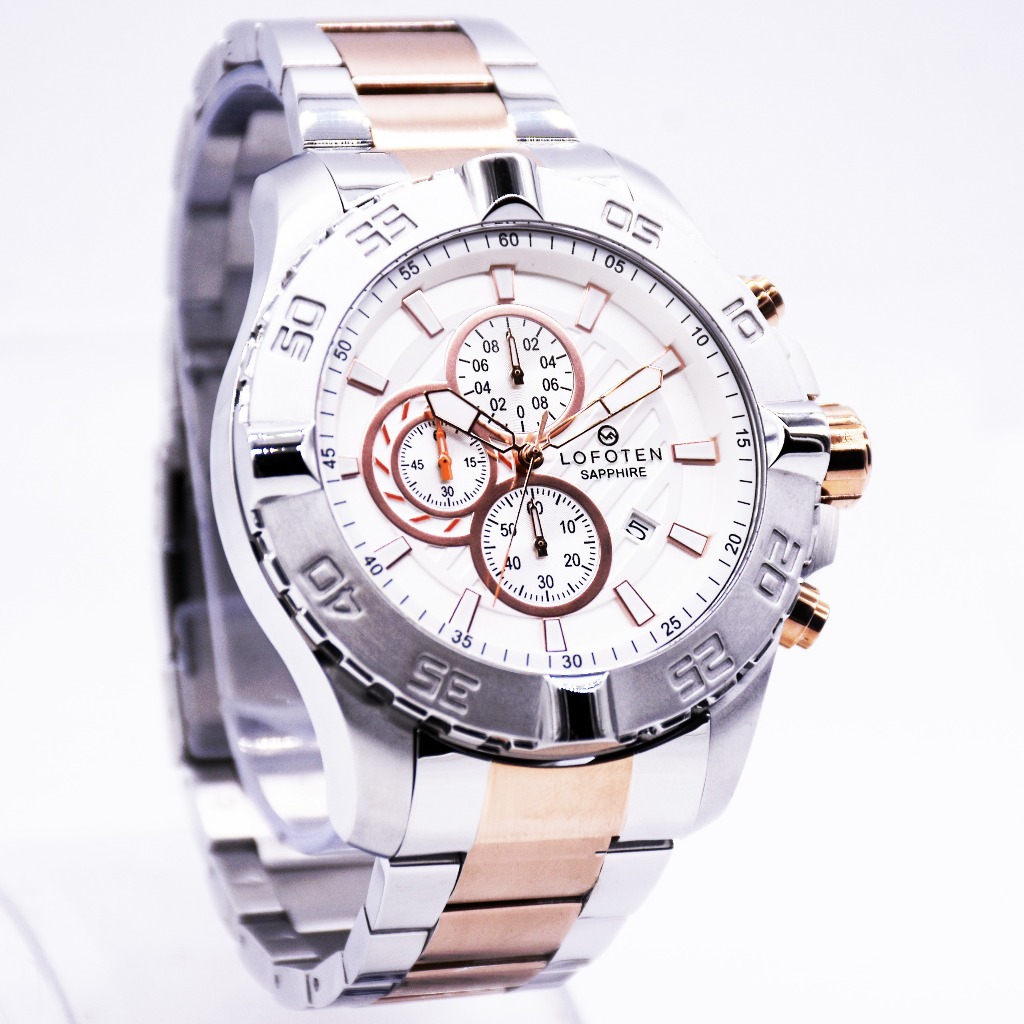 LOFOTEN Jam Tangan Pria F-6512MC Stainless Steel Original Watch