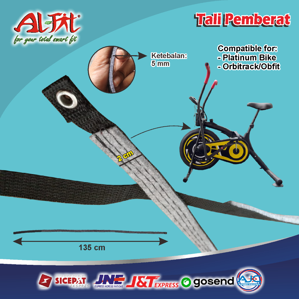 spearpart tali pemberat beban roda sepeda statis platinum bike & Orbitrack