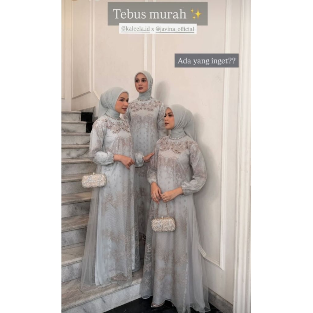 MECCA DRESS BY KALEELA X JAVINA ORI