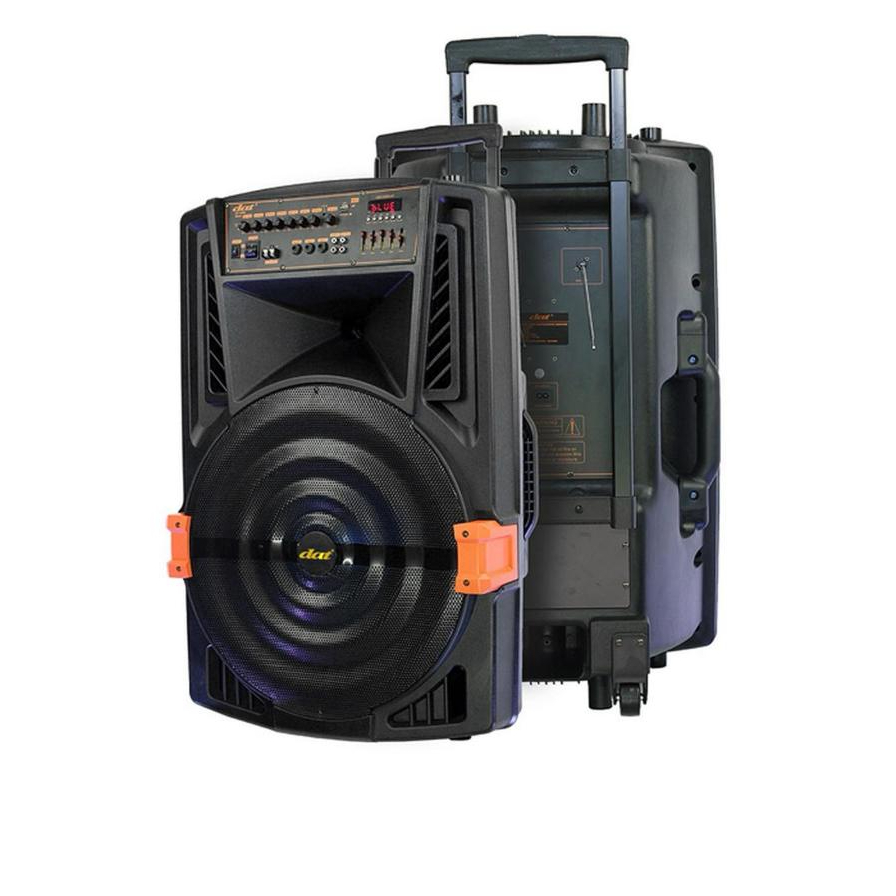 SPEAKER PORTBALE WIRELLES DAT DT-1809 MAXI 18 INCH ORIGINAL 2 BUAH MICROPHONE WIRELESS