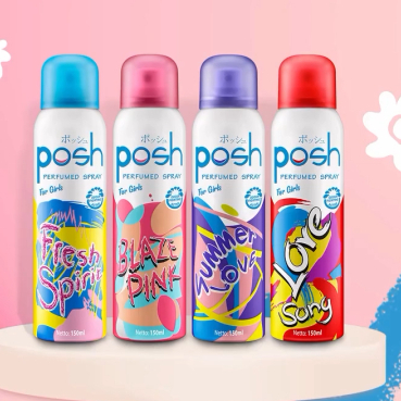 POSH PERFUME SPRAY | MINYAK WANGI POSH 150ML