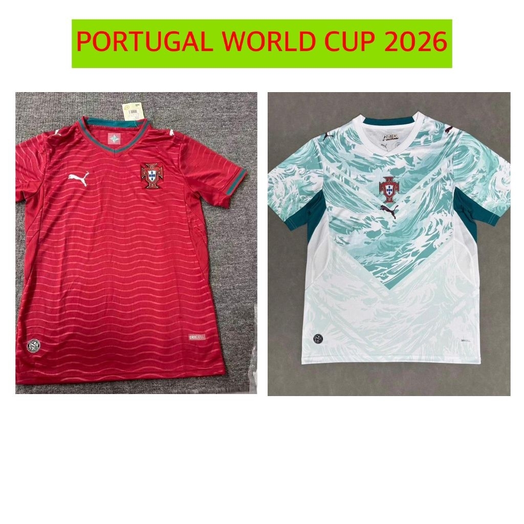 NEW 2026 JRSY PORTUGAL HOME AWAY WC 26 GO PREMIUM