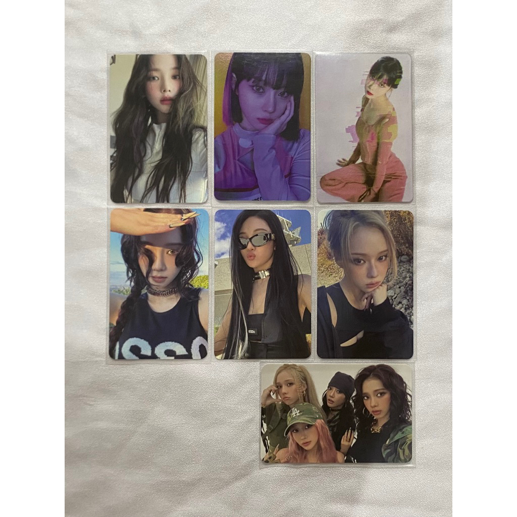 Photocard Official aespa Karina, Winter, Ningning My World Savage Whiplash