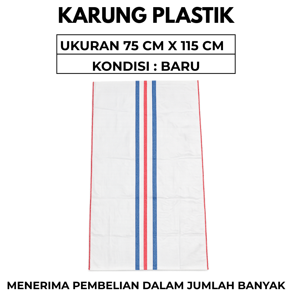 Karung Plastik Tebal Baru Karung Plastik Besar Uk 75 x 115