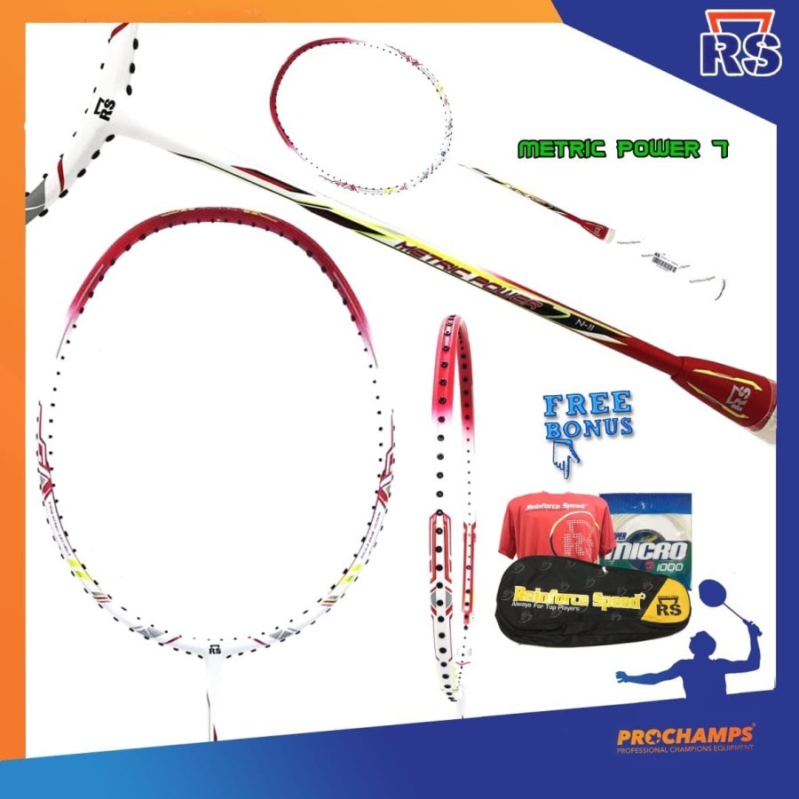 Raket Badminton RS Metric Power 7 N II ORIGINAL