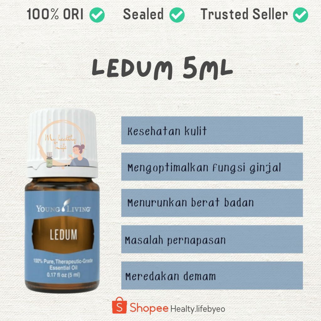 Ledum 5ml young living ledum essential oil ledum yleo