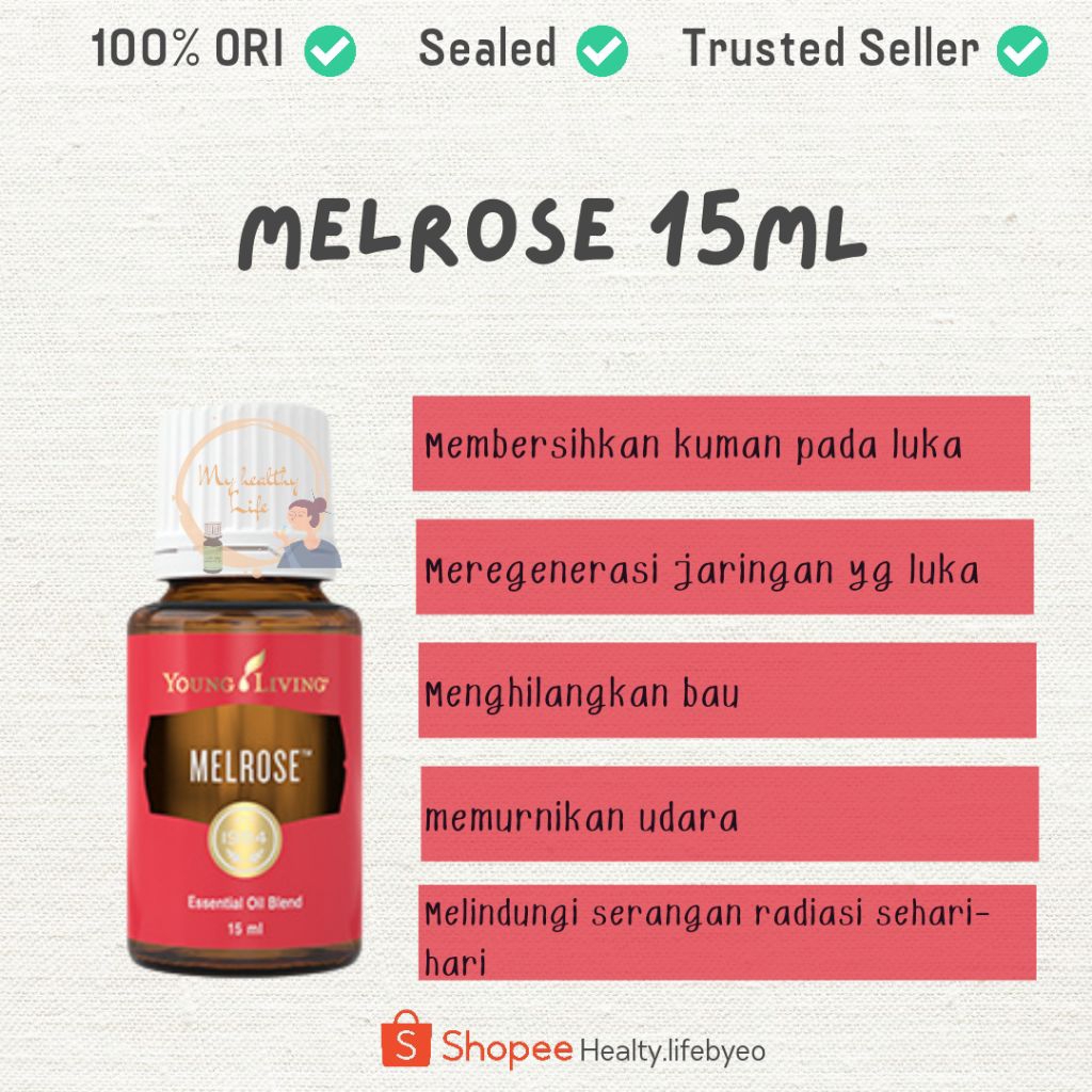 Melrose 15ml young living melrose essential oil melrose yleo