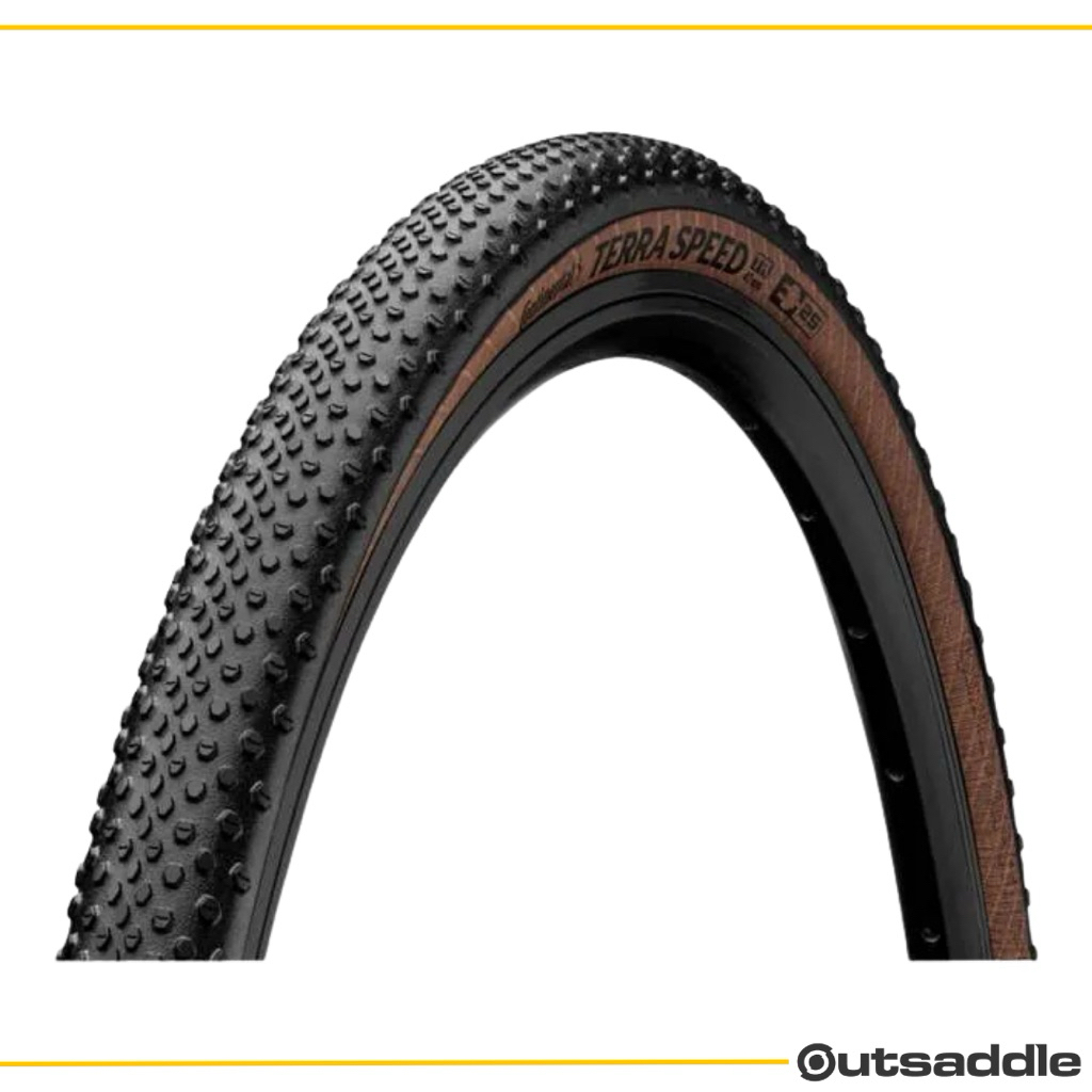 CONTINENTAL TERRA SPEED TR 700x35c 700x40c 700x45c Ban Sepeda Gravel Tubeless Ready Black Transparen