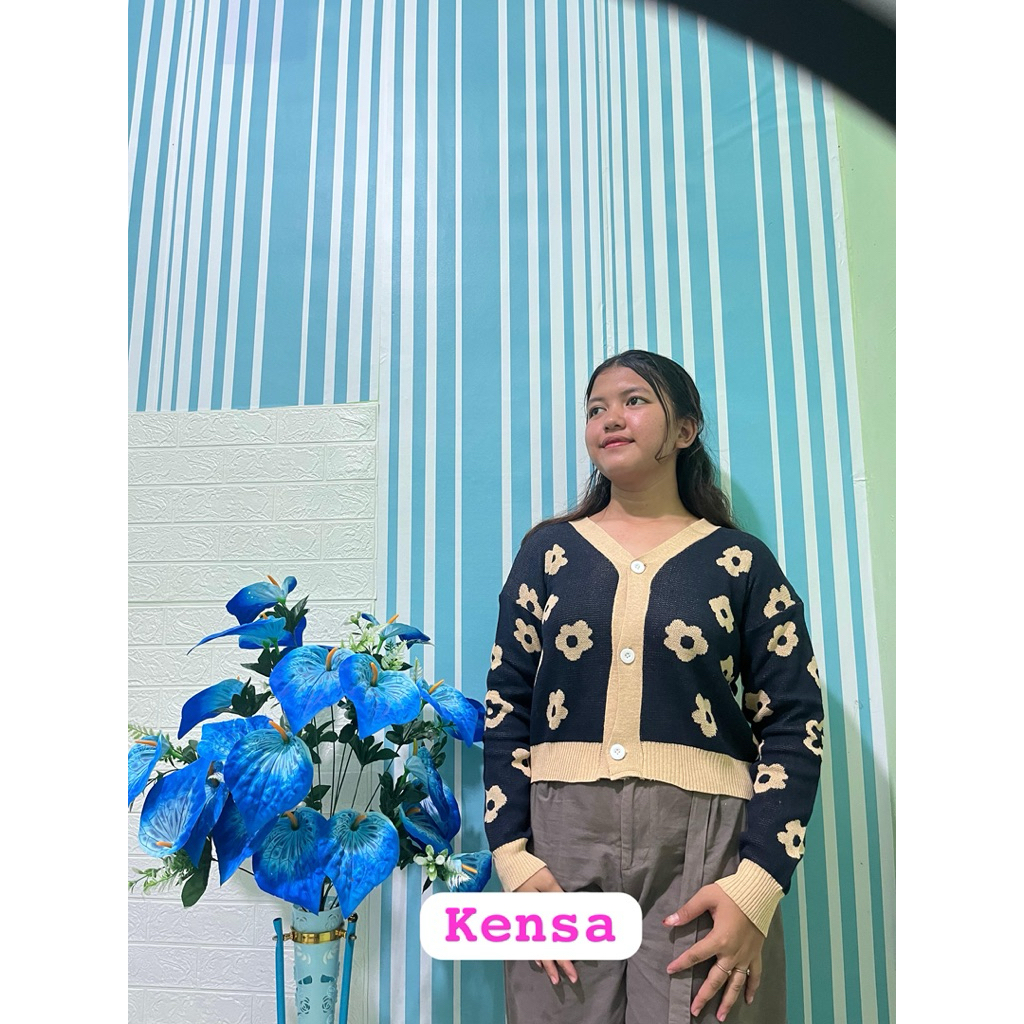 CARDIGAN MOTIF BUNGA