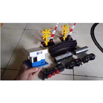 [SR] mainan miniatur Kereta api indonesia Paket Mainan edukasi kereta set lengkap railking LOKO dan 