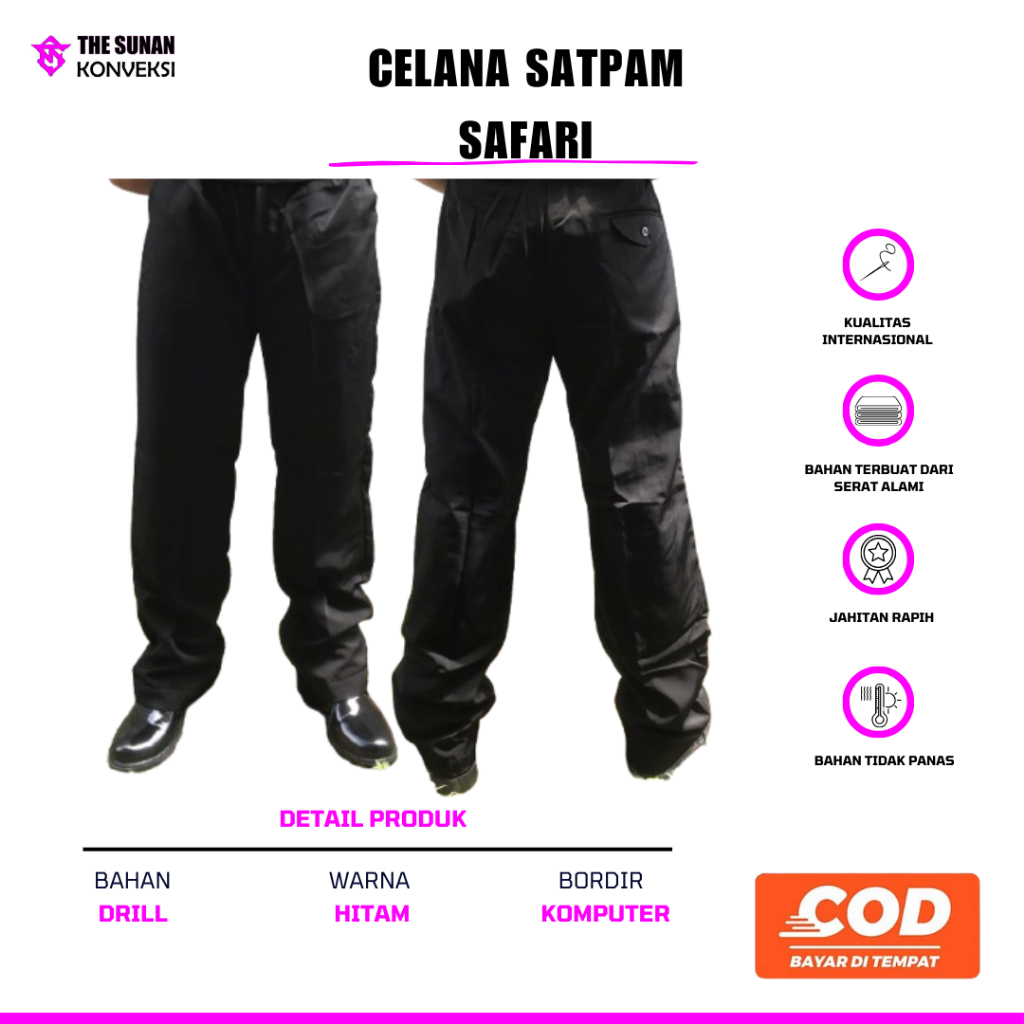 SATPAM SAFARI CELANA  SERAGAM SATPAM SAFARI  SERAGAM SATPAM SAFARI  CELANA