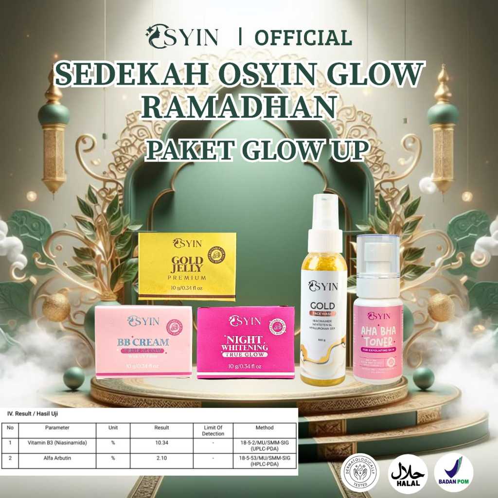 Paket GLOW UP Sedekah Osyin Glow