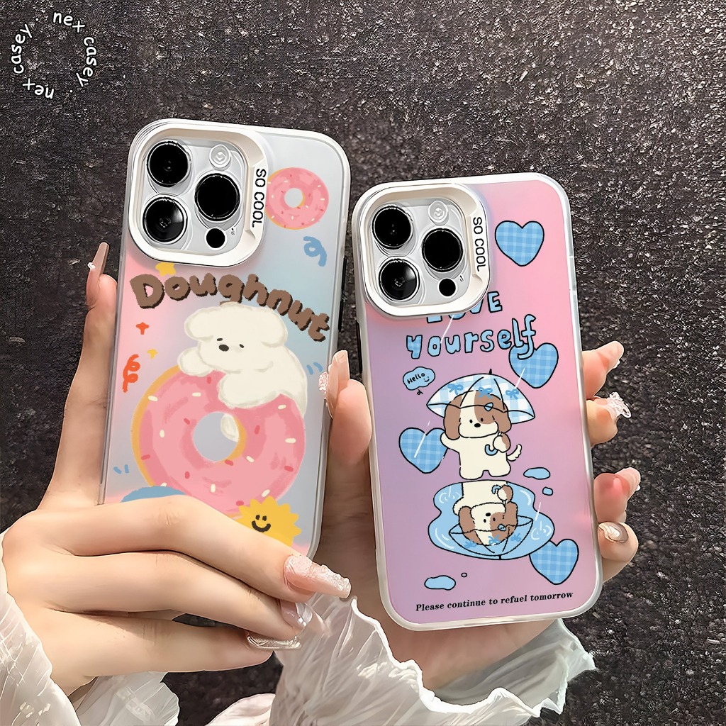 CASE CASING IMD GLOSSY HAPPY PUPPY FOR XIAOMI REDMI A1 A2 A3 A5 5A 6A 8 8A 9 9A 9C 9T 10 10C 12 12C 