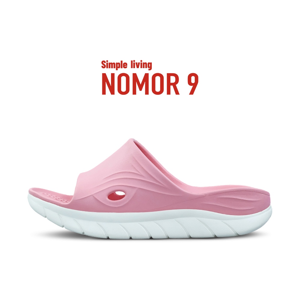 NOMOR 9 DuoRelief Sandal rehabilitasi olahraga, teknologi antibakteri ion perak, Arch Support,Bahan 