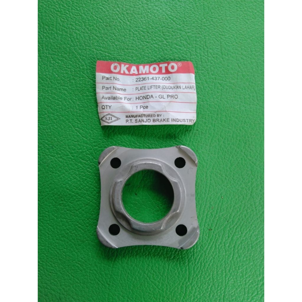 Plat dudukan laher rumah kopling Honda GLPro Megapro Tiger