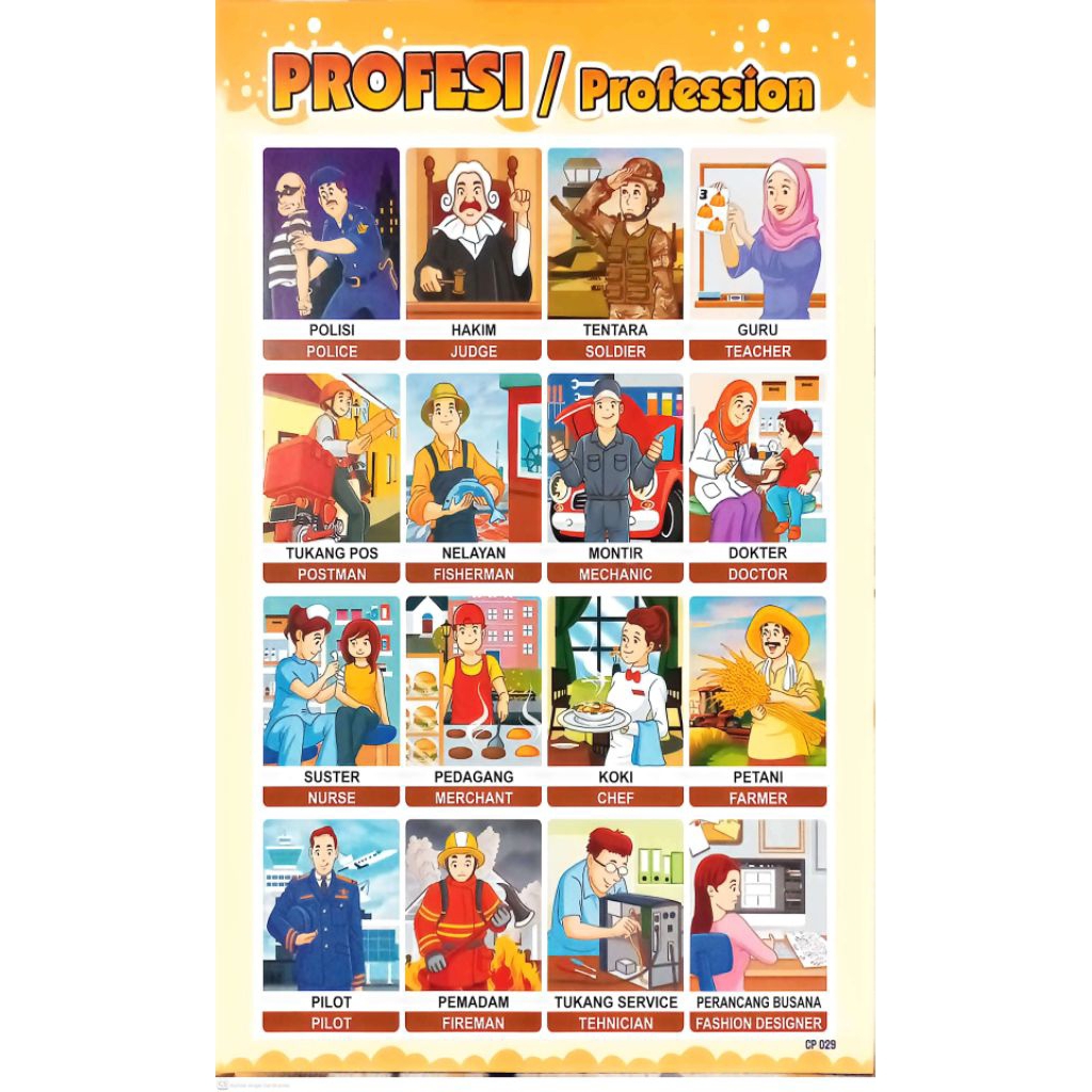 Poster Edukasi anak Paud & TK