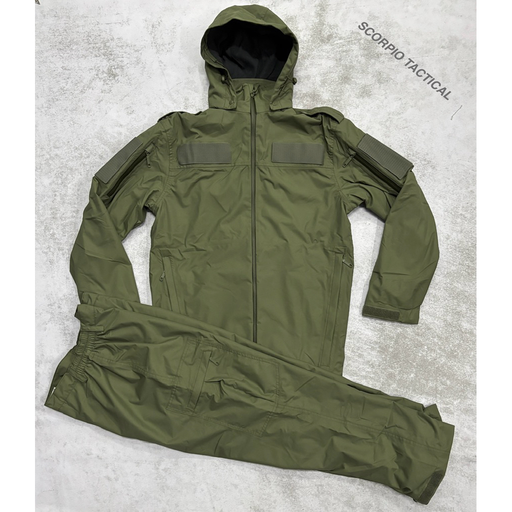 Jas HUJAN BRIMOB HIJAU JATAH 2025/RAINCOAT BKO HIJAU BRIMOB