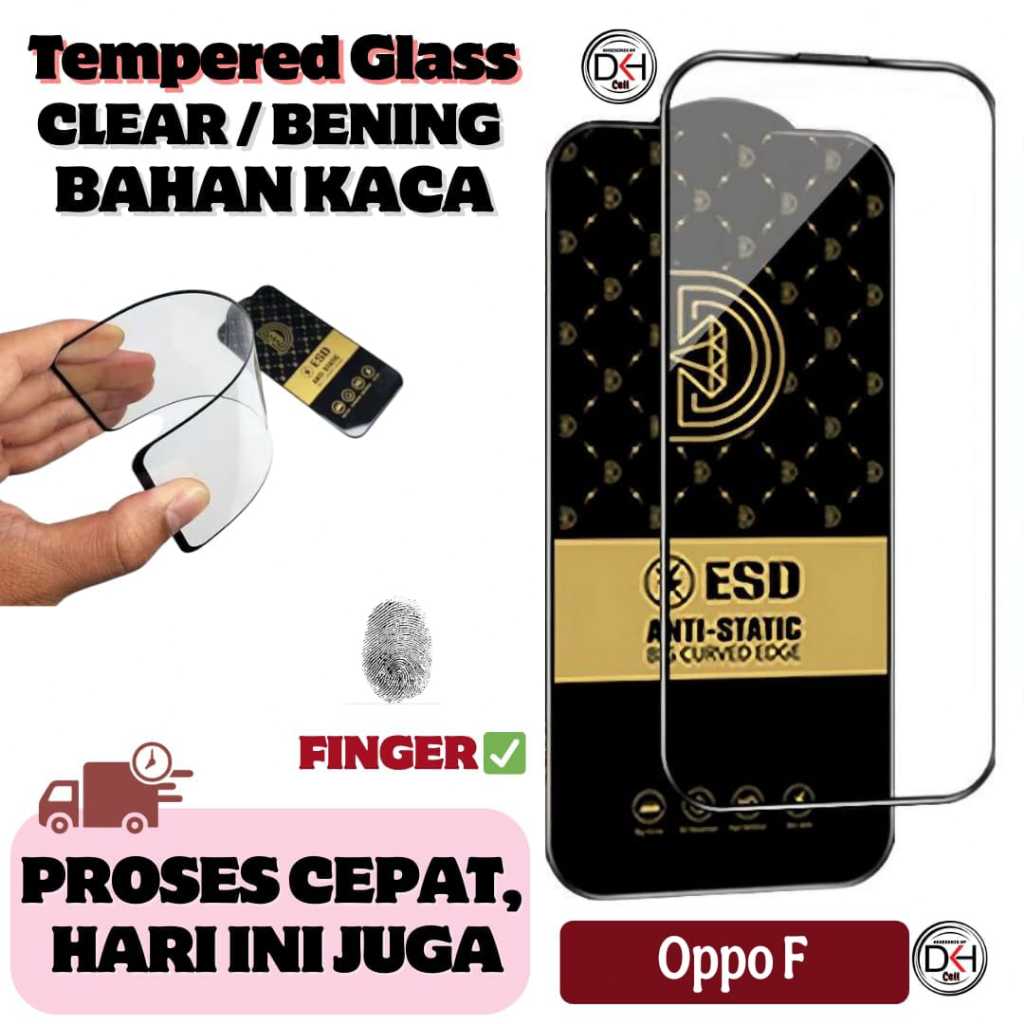 Temperedglass FULL KACA bening tempered glass anti static  OPPO F1S F5 F5 YOUTH F7 F9 F11 F15 F17 F1