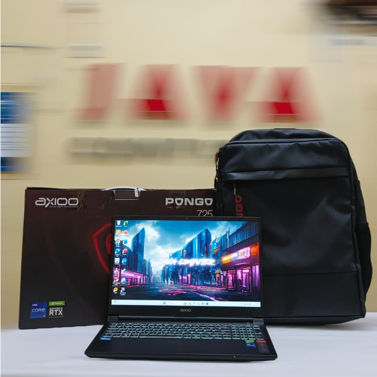 Axioo Pongo 725 Intel Core i7 - 12650H RAM 24GB DDR4 SSD 512GB Intel UHD Graphics NVIDIA GeForce RTX