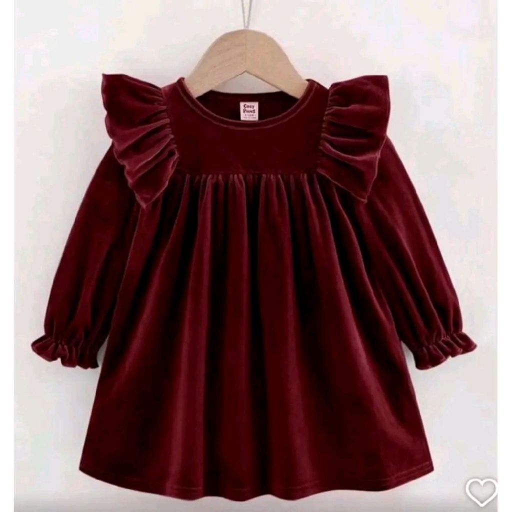 BLUDRU Dress sweet anak prempuan