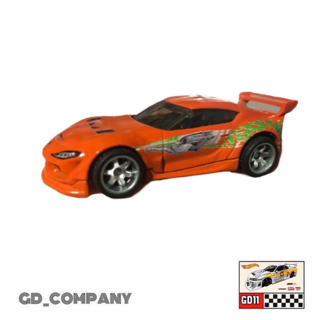Hotwheels (Costum) Toyota Supra GR MK5 Livery Brian - ban karet
