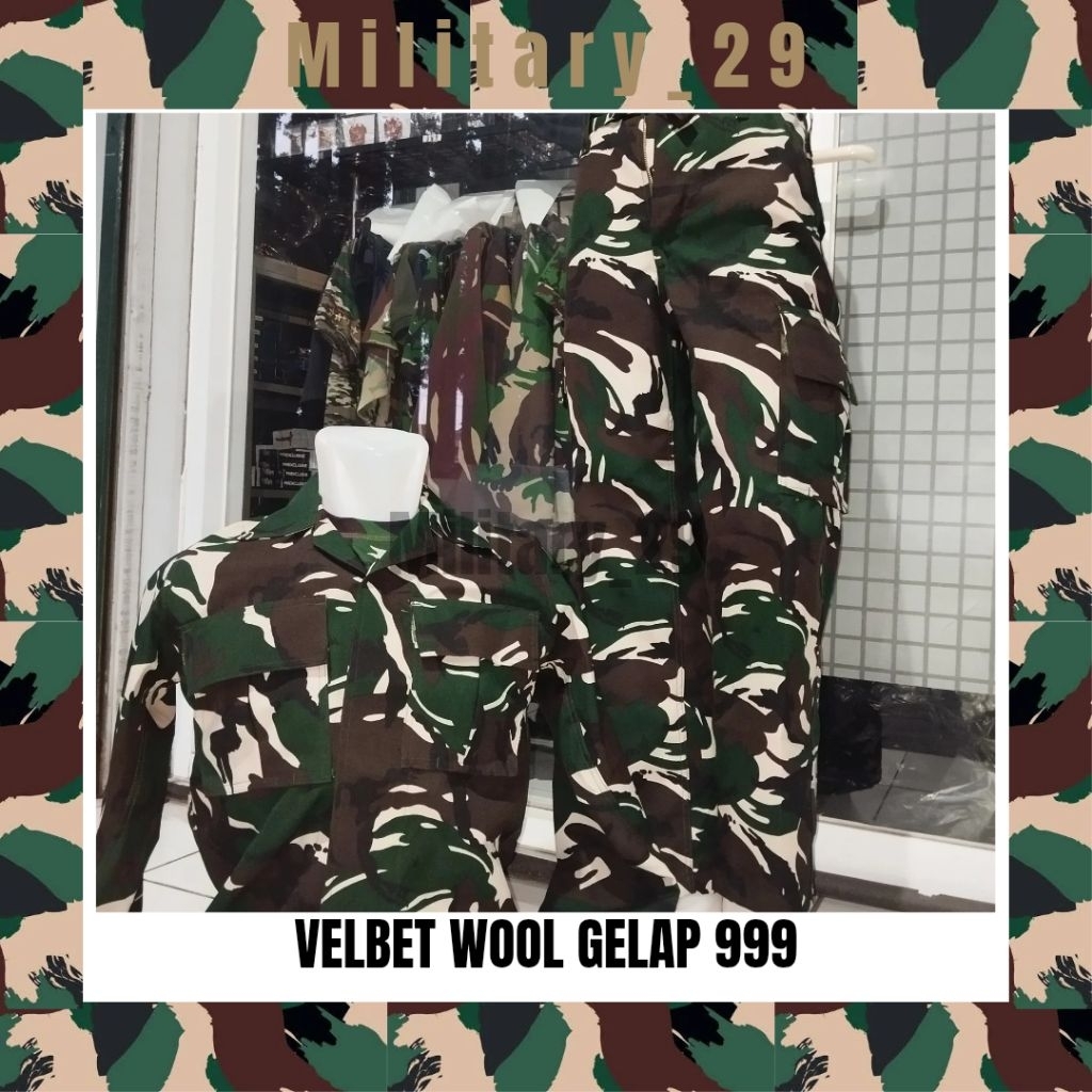 PDL LORENG VELBED WOOL 999 ANTI NYAMUK FULL PENGERAS