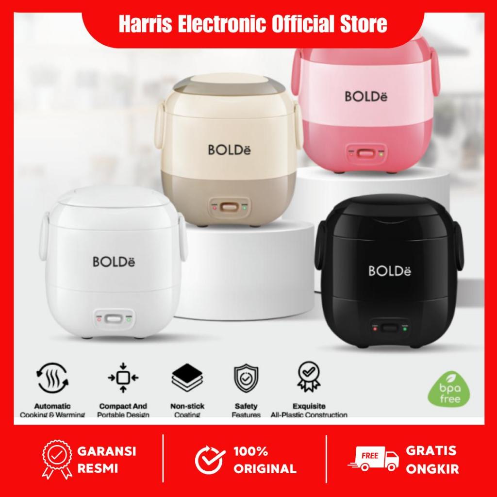 NEW PRODUCT BOLDe Super Cook Mini 0.3 Liter Magic Com Travel Mini Anti Lengket