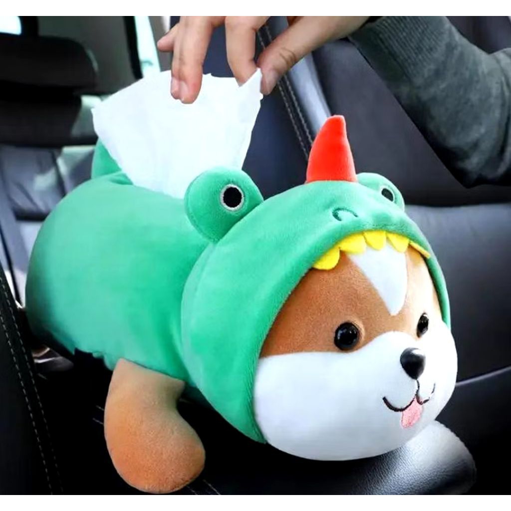 Boneka Tempat Tisu Husky Frog Kelinci Unik Cocok Buat Dekorasi