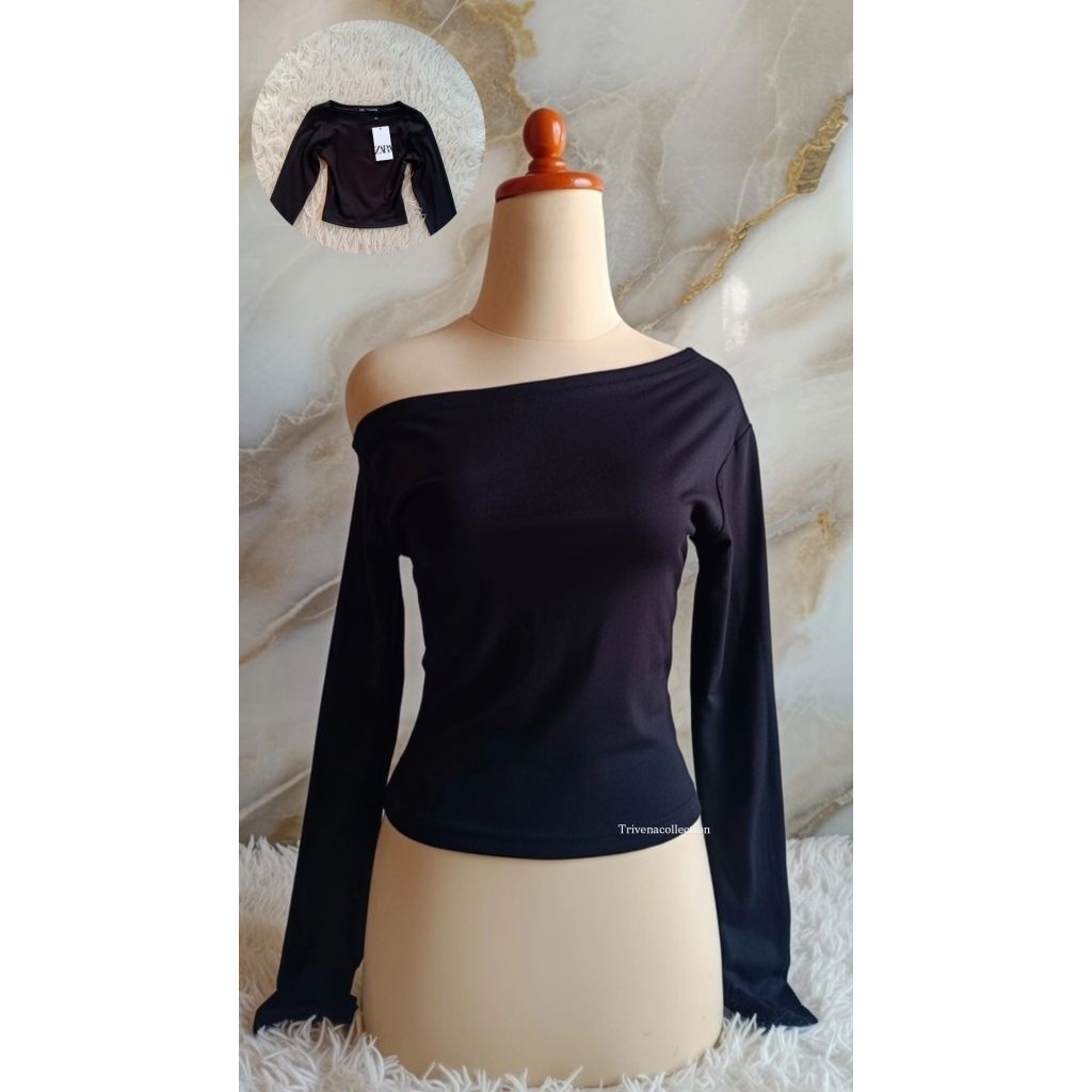 OFF SHOULDER ZR/LONG SLEEVE