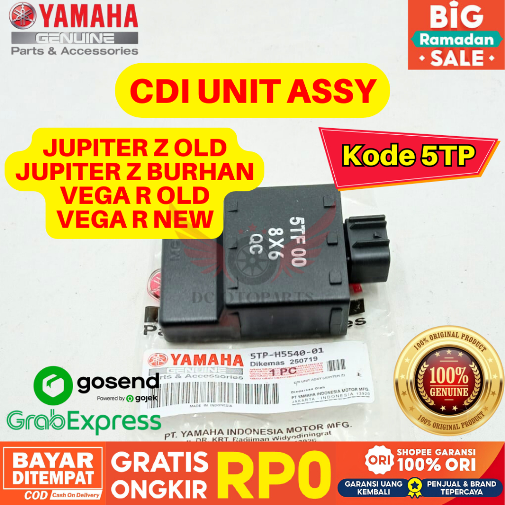 5TP CDI UNIT ASSY JUPITER Z ORIGINAL YAMAHA GENUINE PARTS, CDI ORIGINAL JUPITER Z, CDI JUPITER Z OLD