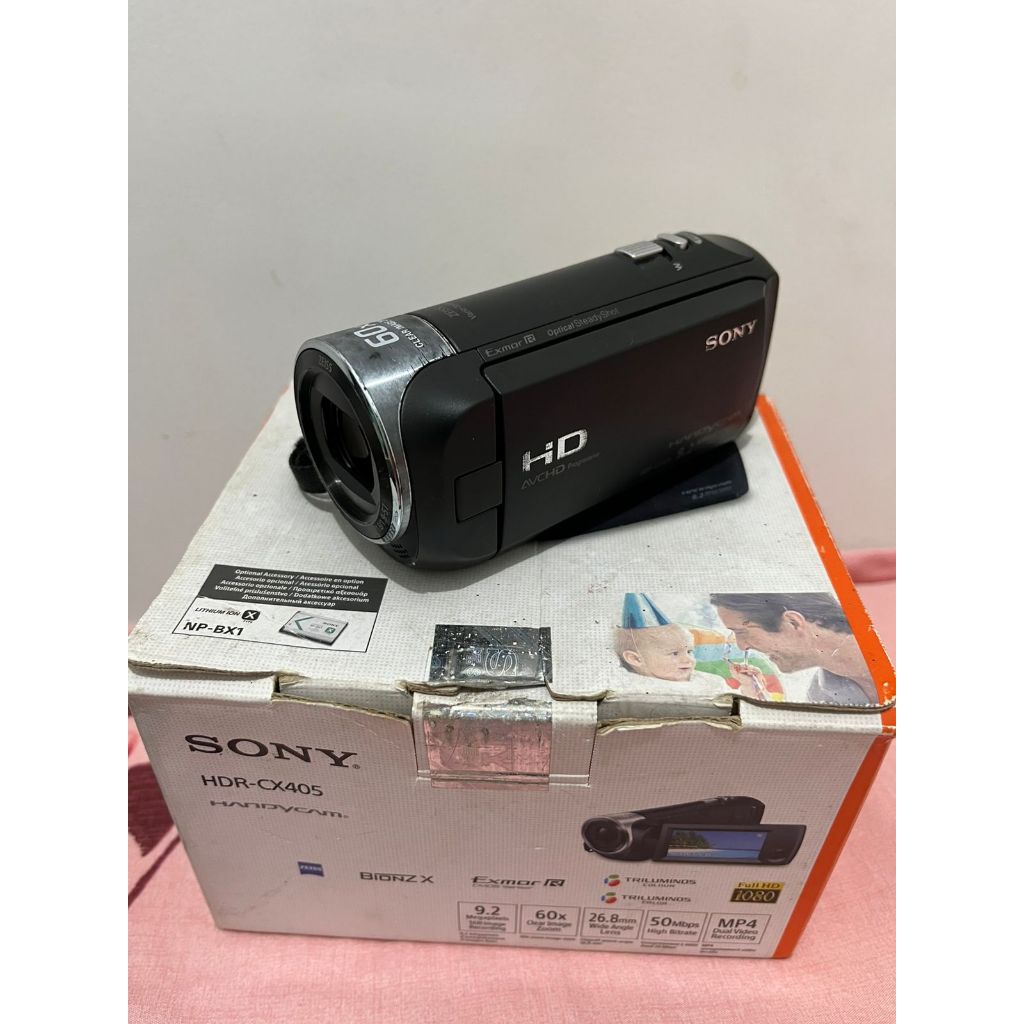 Handycam Sony cx405 Mulus Second Jarang dipakai