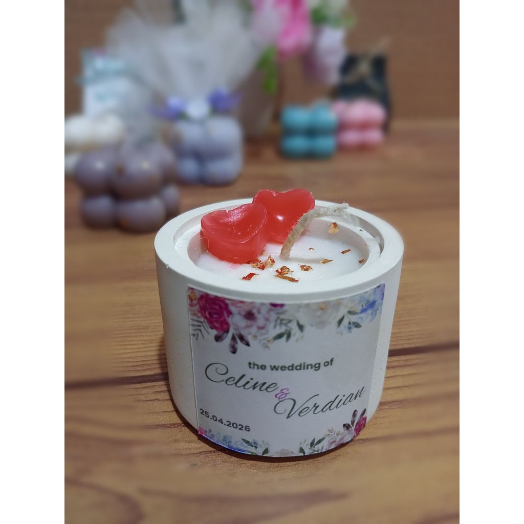 souvenir lilin aromaterapi lilin estetik