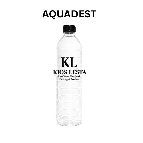 Aquades /Aquadest /Akuades /Air Suling /Destilasi Murni 1 L/Aqudest / Aqua destilasi / Aquades / Air