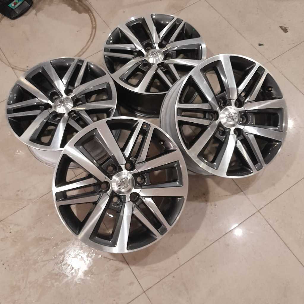 VELG RACING COPOTAN FORTUNER VRZ RING 18 PCD 6X139.7 OFFSET 30 LEBAR 7.5 SUITABLE FOR HILUX DOUBLE C